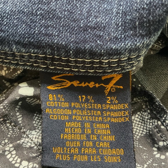 Seven7 Blue Ankle Jeans - Picture 12 of 13